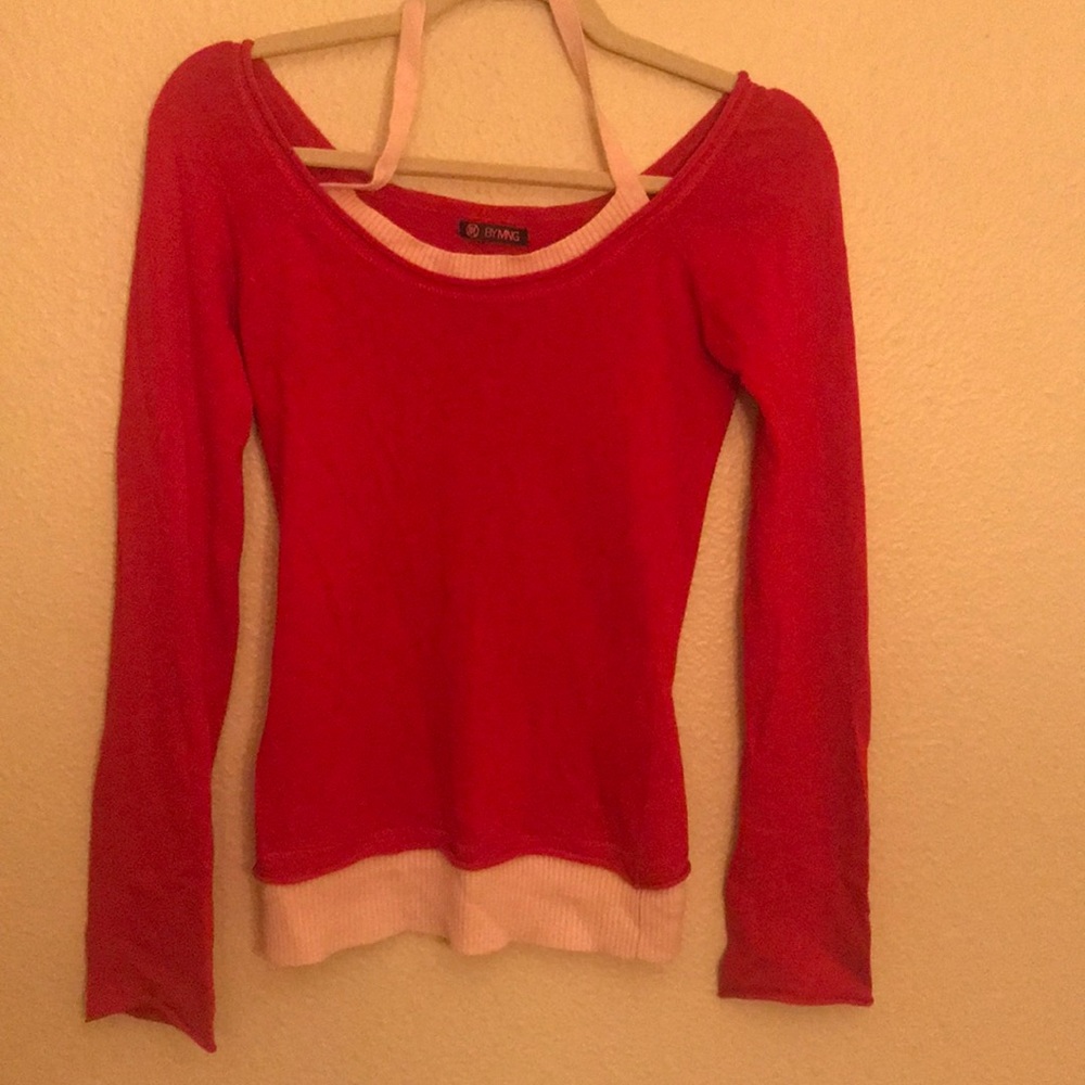 3/25 💙Retro Open Shoulder Sweater